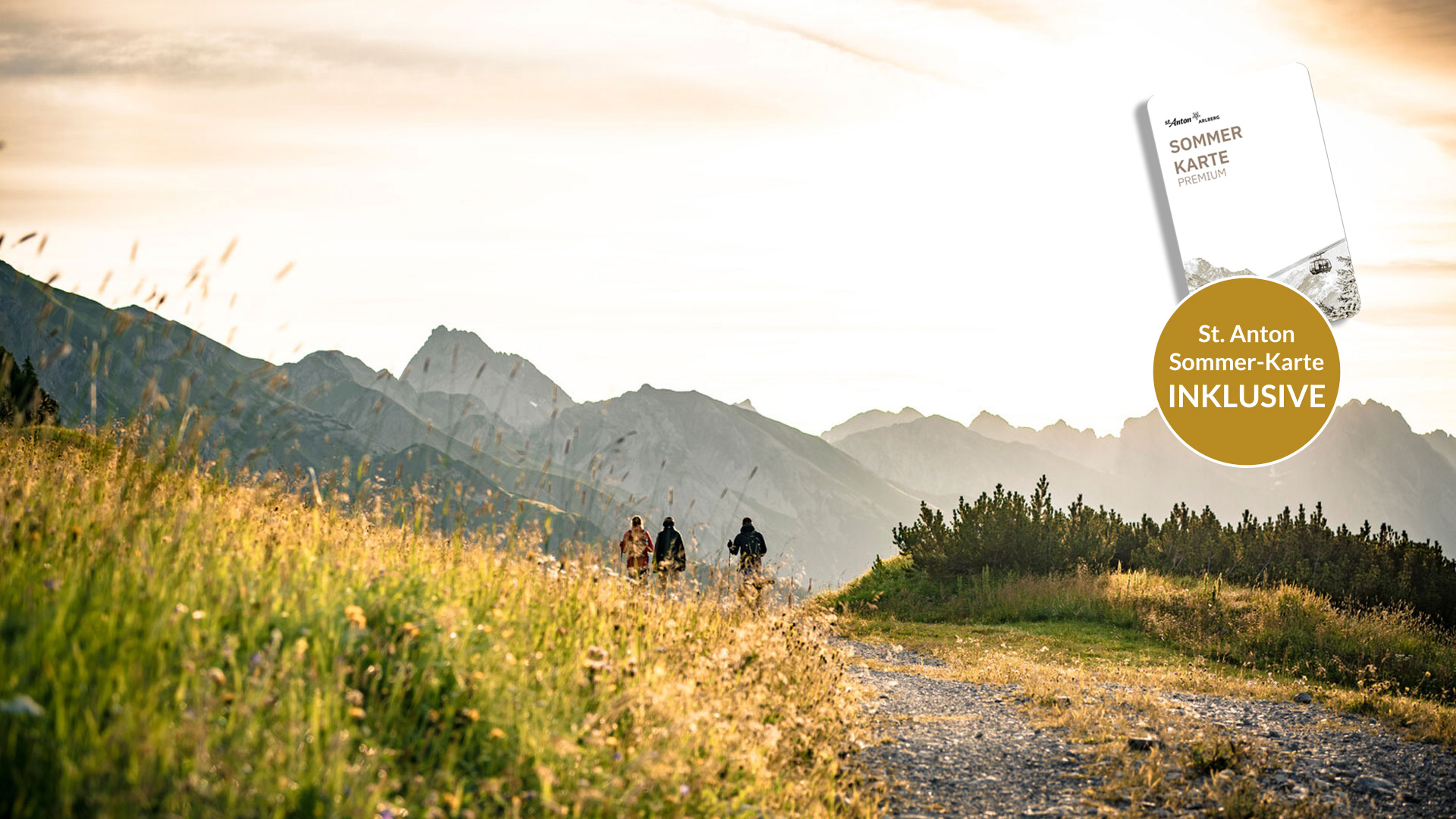 Sommercard – Hotel Arlen Lodge Wandern mit der Sommerkarte in St. Anton am Arlberg